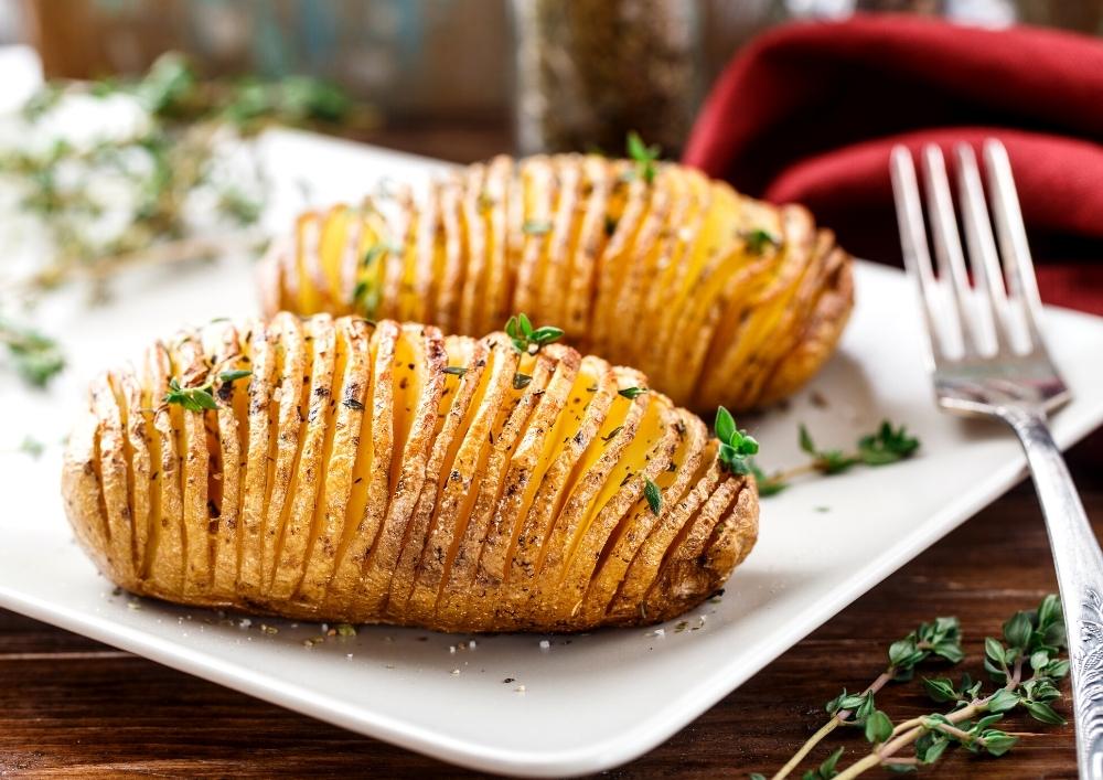 Pommes de terre Hasselback (Suède)